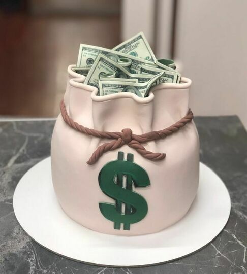Торт мешок денег №448219