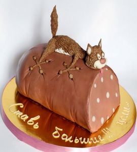 Торт кот на колбасе №312253