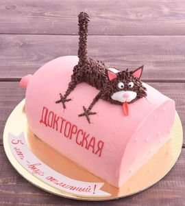 Торт кот на колбасе №312256