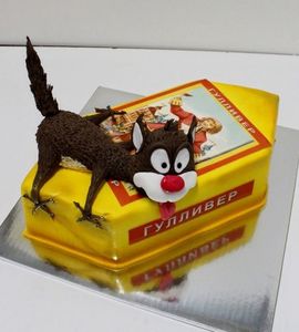 Торт кот на колбасе №312260