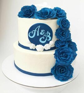Торт синий №510101