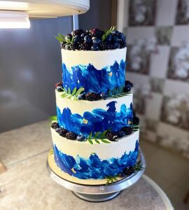 Торт синий №510105