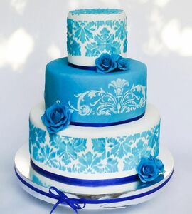 Торт синий №510117