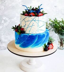 Торт синий №510118