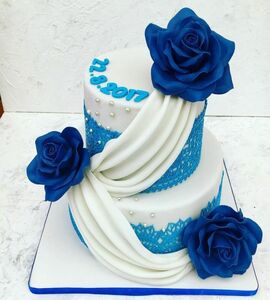 Торт синий №510119