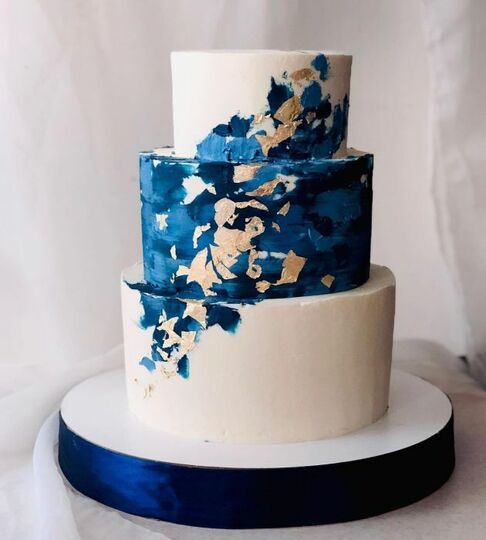 Торт синий №510125