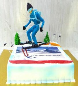 Торт лыжнику №464223