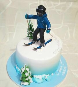 Торт лыжнику №464227
