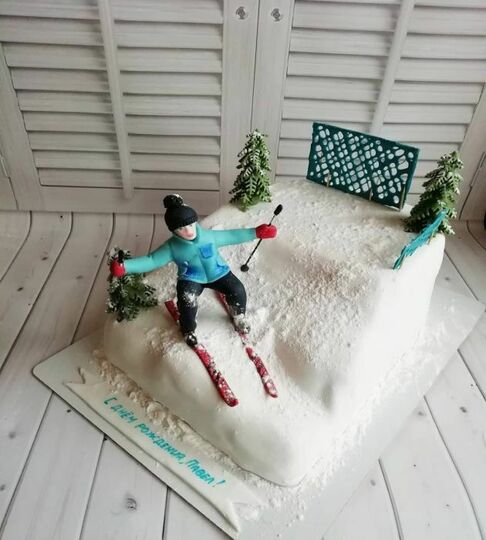 Торт лыжнику №464232