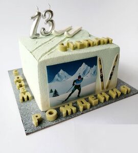 Торт лыжнику №464233