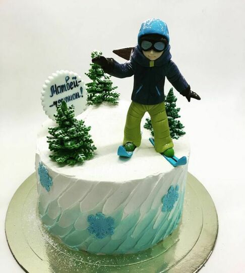 Торт лыжнику №464235