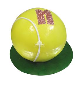 Торт в виде мяча для тенниса