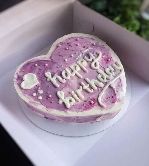 Торт розово-фиолетовый №165218