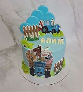 Торт Синий трактор Алиму №735710
