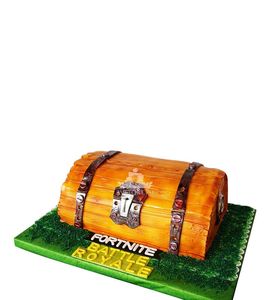 Торт в виде Fortnite-сундука