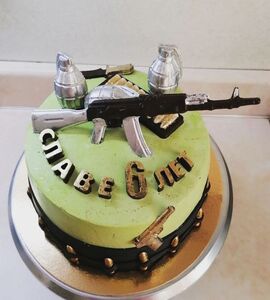 Торт с пистолетом №167625