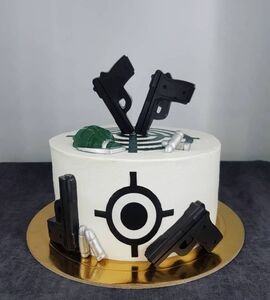 Торт с пистолетом №167636