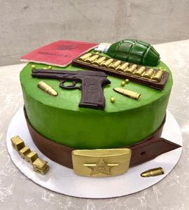 Торт с пистолетом №167641