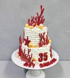 Торт коралловый №509009