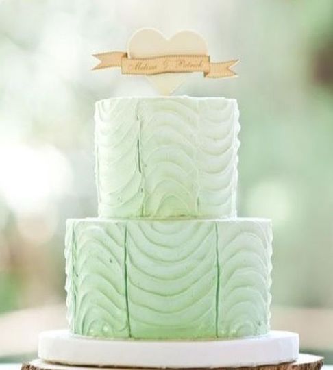 Свадебный торт мятный №169943