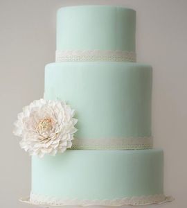 Свадебный торт мятный №169944