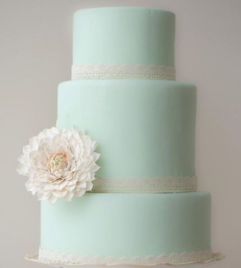 Свадебный торт мятный №169944