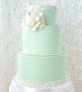 Свадебный торт мятный №169945