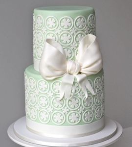 Свадебный торт мятный №169946