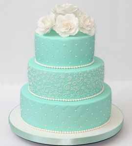 Свадебный торт мятный №169951