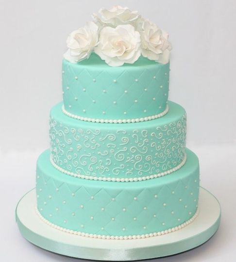Свадебный торт мятный №169951
