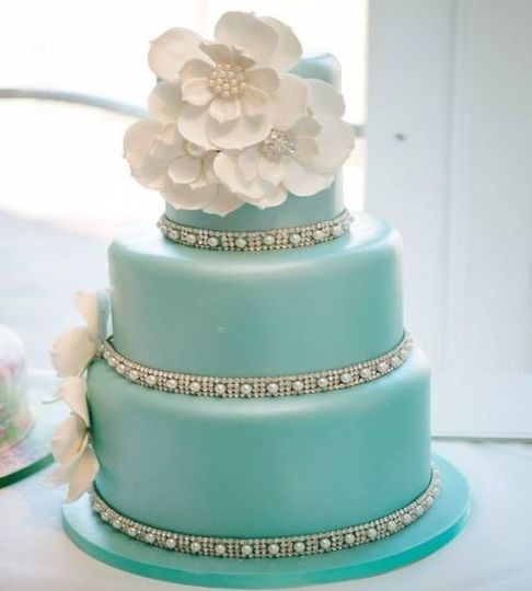 Свадебный торт мятный №169952