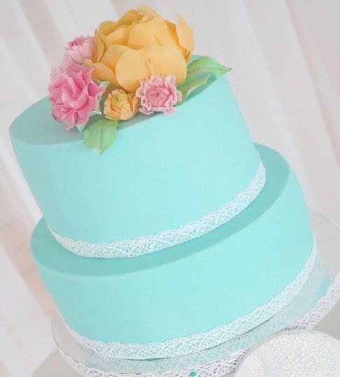 Свадебный торт мятный №169953