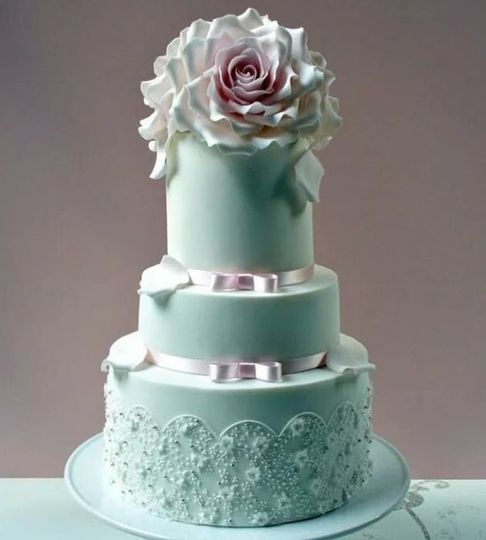 Свадебный торт мятный №169956