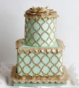 Свадебный торт мятный №169967