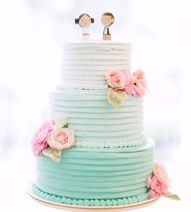 Свадебный торт мятный №169968