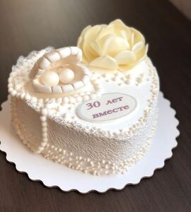 Торт на 30 лет свадьбы №193605