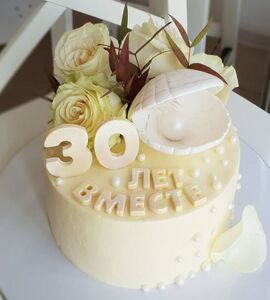 Торт на 30 лет свадьбы №193622