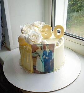 Торт на 30 лет свадьбы №193626