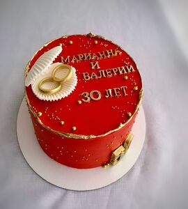Торт на 30 лет свадьбы №193631
