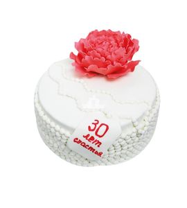 Торт 30 лет счастья