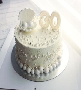 Торт на Жемчужную свадьбу №193653