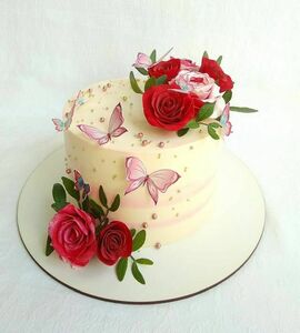 Торт с розами №506111