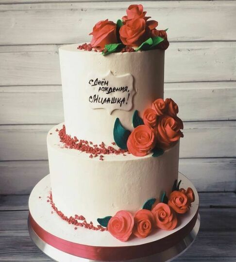 Торт с розами №506143
