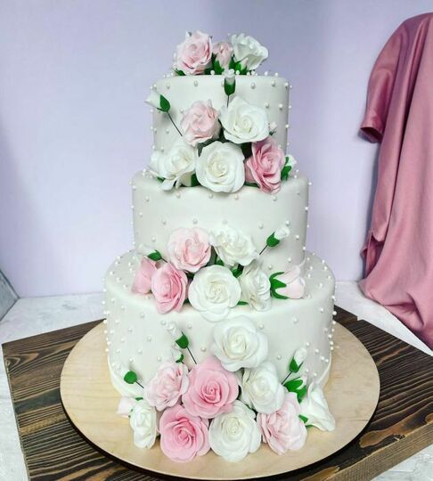 Торт с розами №506145