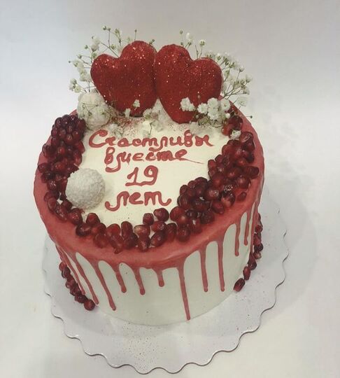 Торт на Гранатовую свадьбу №192524