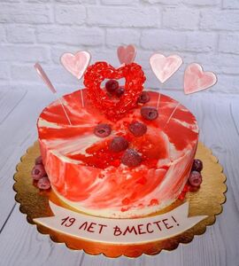Торт на Гранатовую свадьбу №192531