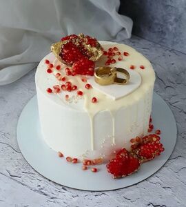 Торт на Гранатовую свадьбу №192533