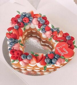 Торт сердце №504508