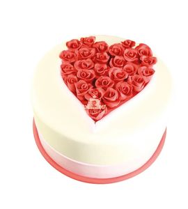 Торт Сердце из роз