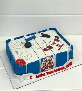 Торт хоккейное поле №463601